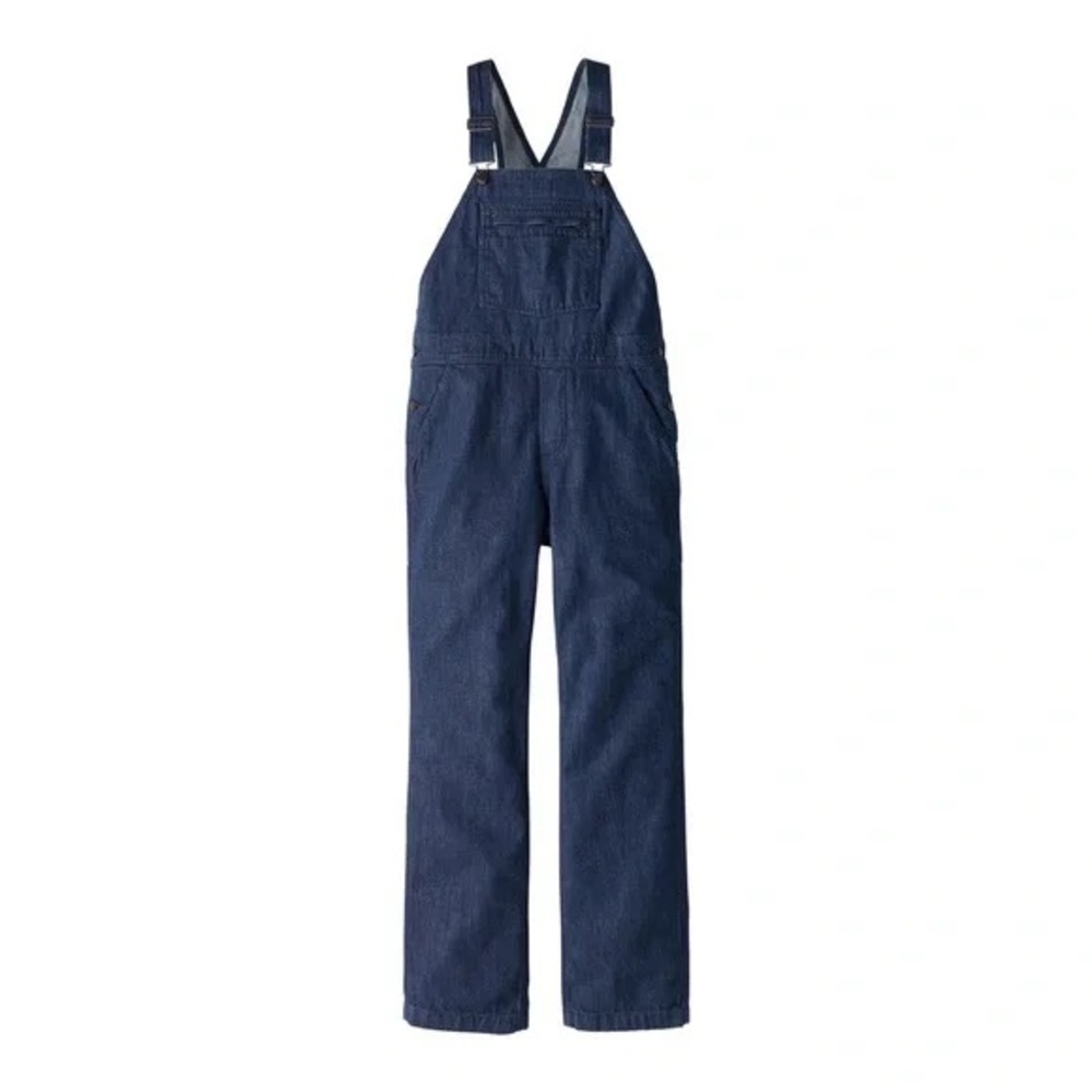 NEW Patagonia Women’s Steel Forge Denim Dyneema Overalls Blue Size S